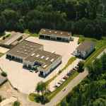 Das Betriebsgelände am Standort Deuben nach den Restaurationsarbeiten.